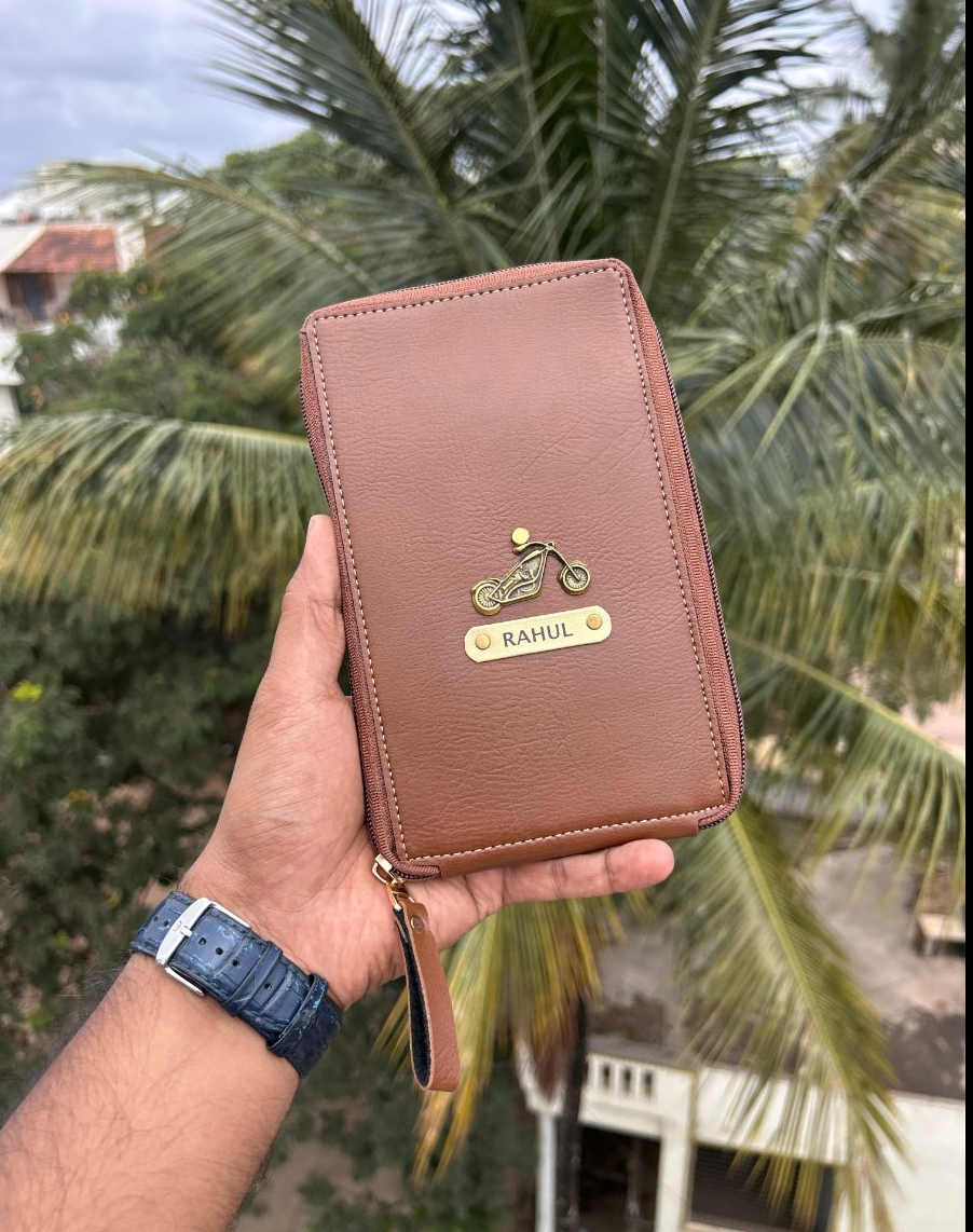 Compact Multi-Utility Travel Wallet Organizer